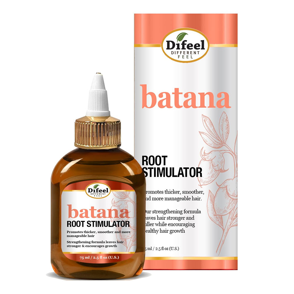 Difeel Batana Root Stimulator Strenthening Formula Leaves Hair Stronger and Encourages Growth 2.5Oz (85ml)