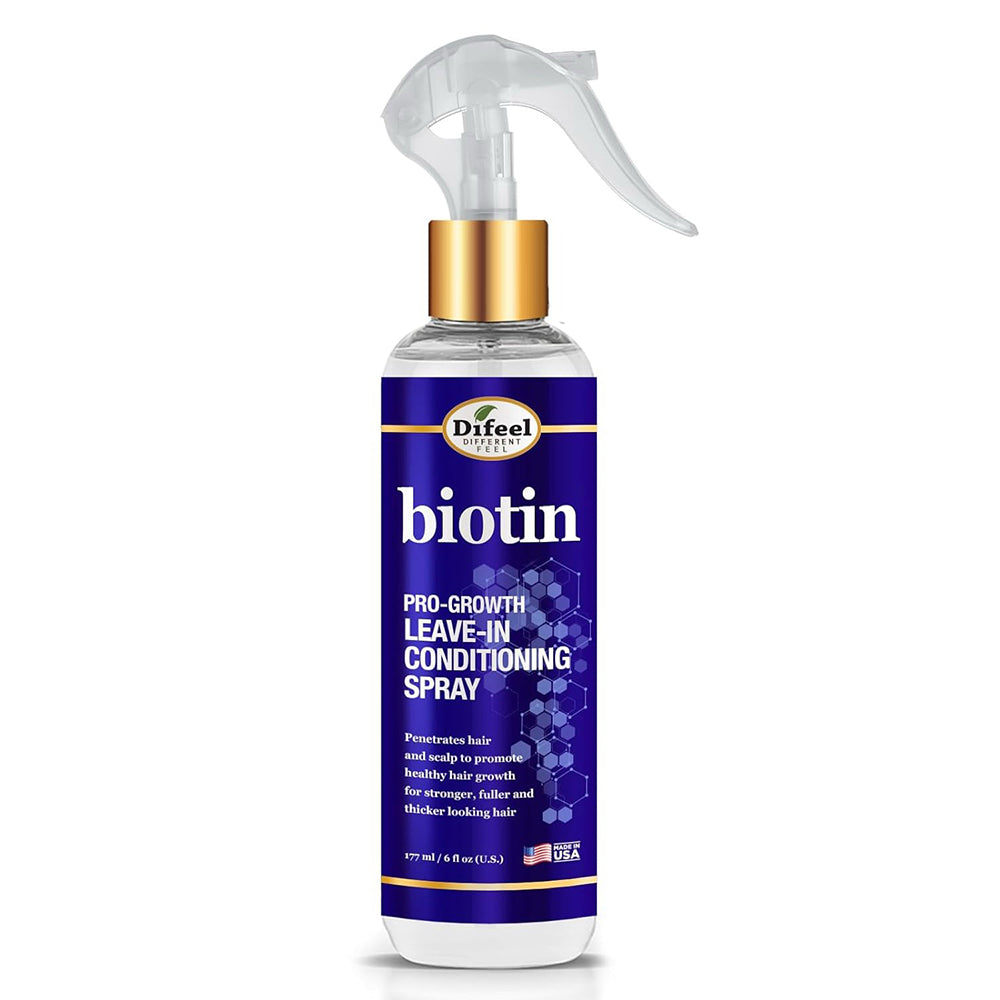 Difeel Biotin Pro Growth Leave In Spray Strengthening Hair 6Oz (177ml)