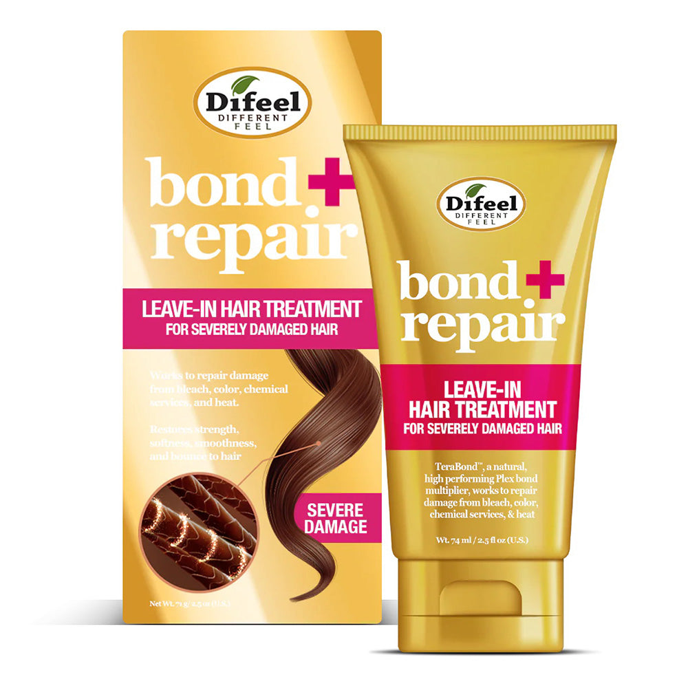 Difeel Bond and Repair Leave in Hair Treatment for Severely Damaged Hair 2.5Oz (74ml)
