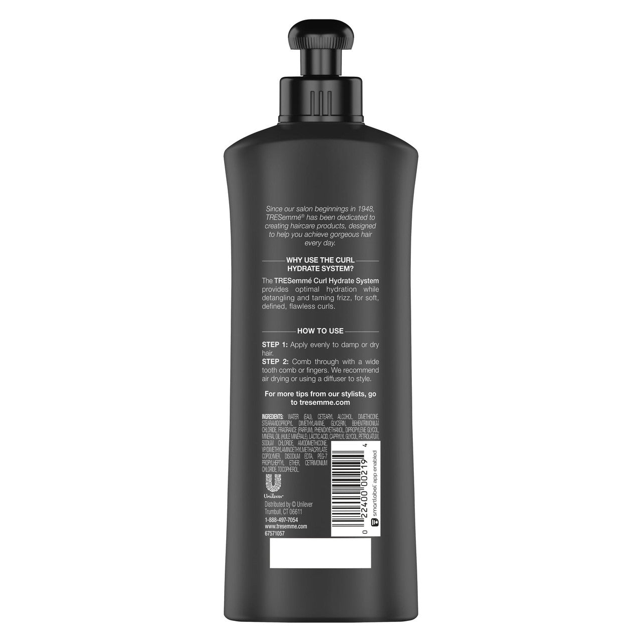 Tresemme Curl Hydrate Leave In Curl Hair Cream, 10.2 Oz