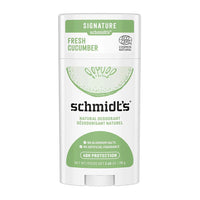 Schmidts Signature Natural Deodorant, Fresh Cucumber, 2.65 Oz