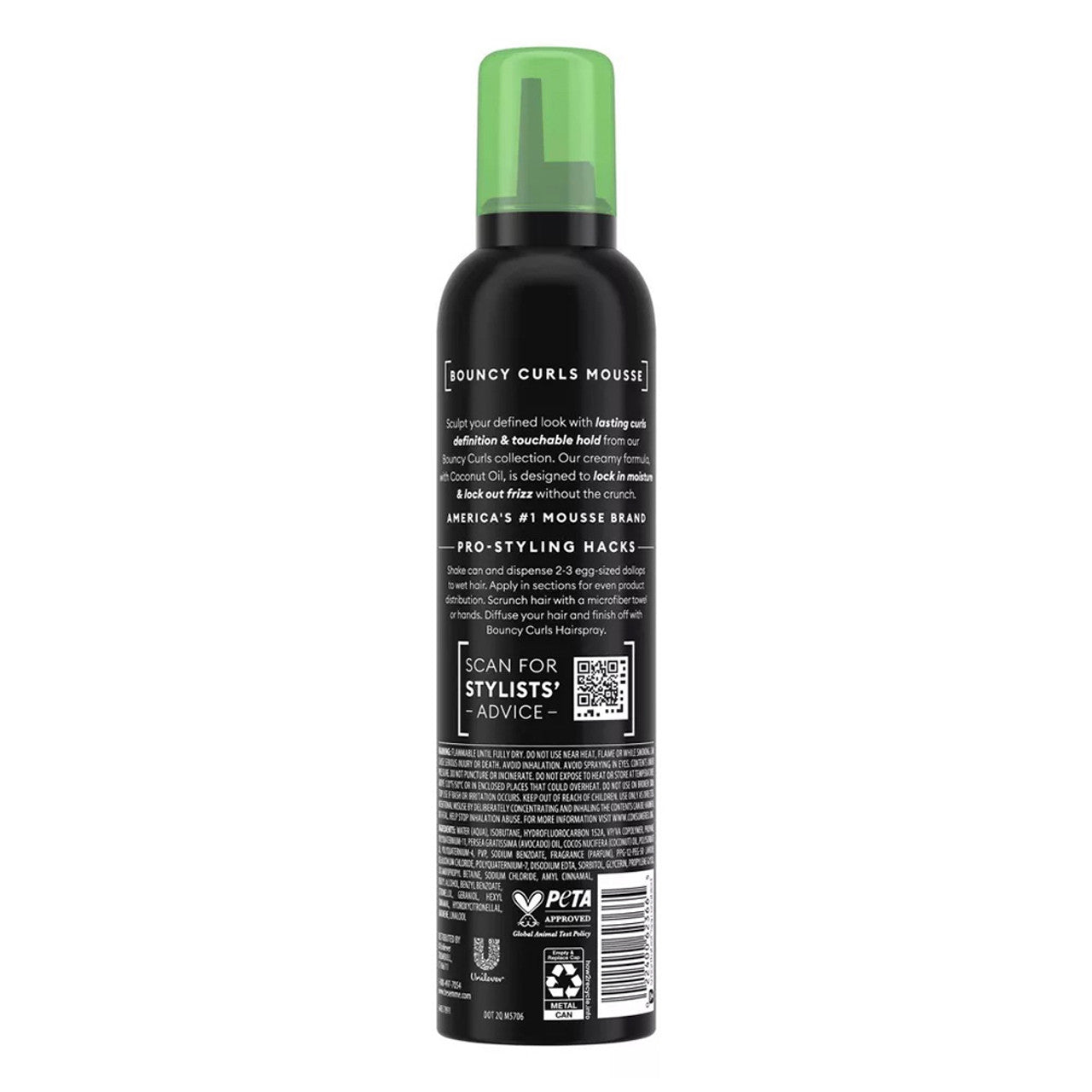 Tresemme Bouncy Curls Defining Hair Mousse with Coconut and Frizz Control 10.5Oz (297g)