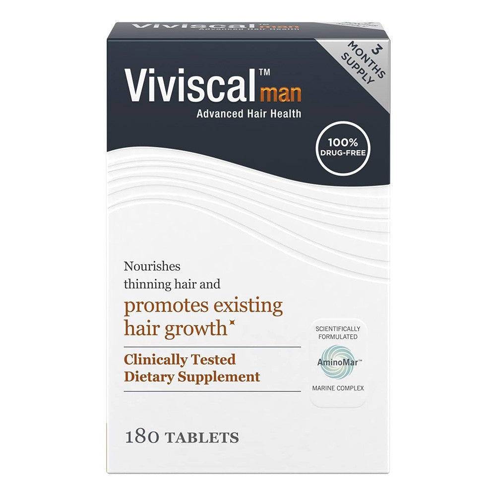 Viviscal Men Advance Nourishing Thining Hair and Hair Growth Supplement Tablets, 60 Ea