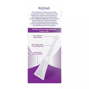 RepHresh Vaginal Personal Lubricant Odor Eliminating Gel, 4 Ea