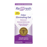 RepHresh Vaginal Personal Lubricant Odor Eliminating Gel, 4 Ea