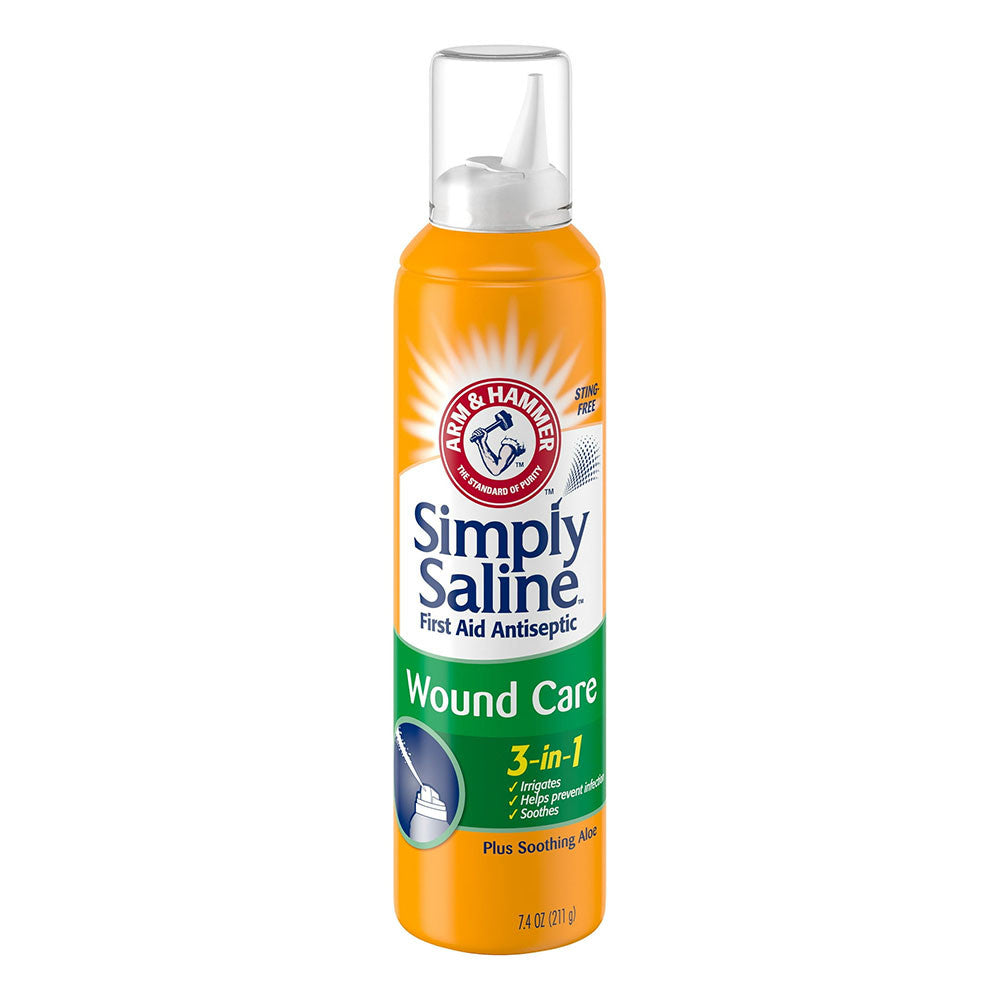 Simply Saline Plus 3 In 1 Wound Wash, 210 Ml