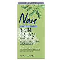 Nair Hair Remover Bikini Cream With Green Tea, Sensitive Formula - 1.7 Oz