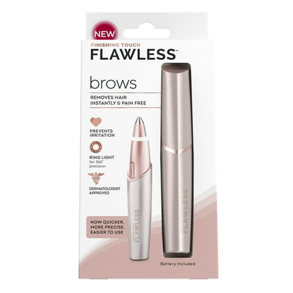 Finishing Touch Flawless Brows Rose Eyebrow Hair Remover Pain Free 1Ea