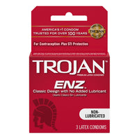 Trojans Non-Lubricated Condoms - 3 Ea/Pack