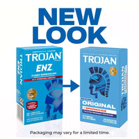 Trojan Original Plus Spermicidal Lubricated Latex Condoms 12Ea