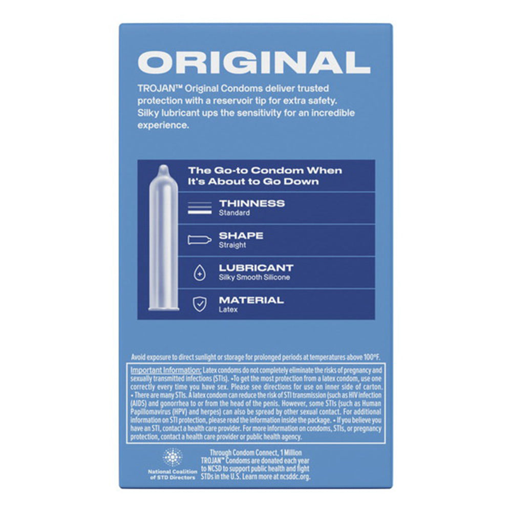 Trojan Enz Lubricated Latex Condoms - 12 Ea/Pack