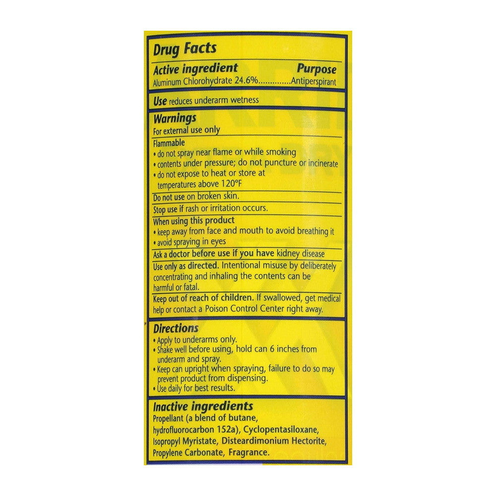 Arrid Extra Dry XX Aerosol Antiperspirant Deodorant, Regular, Twin Pack, 1 Ea
