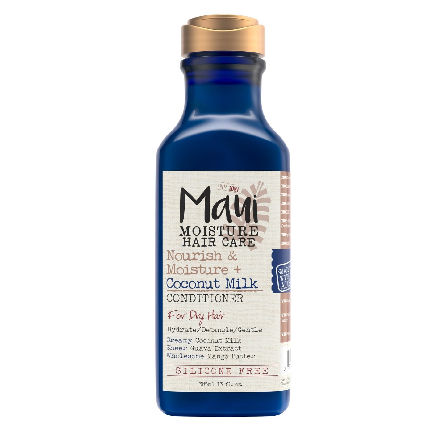 Maui Moisture Nourish and Moisture Plus Coconut Milk Hair Conditioner, 13 Oz