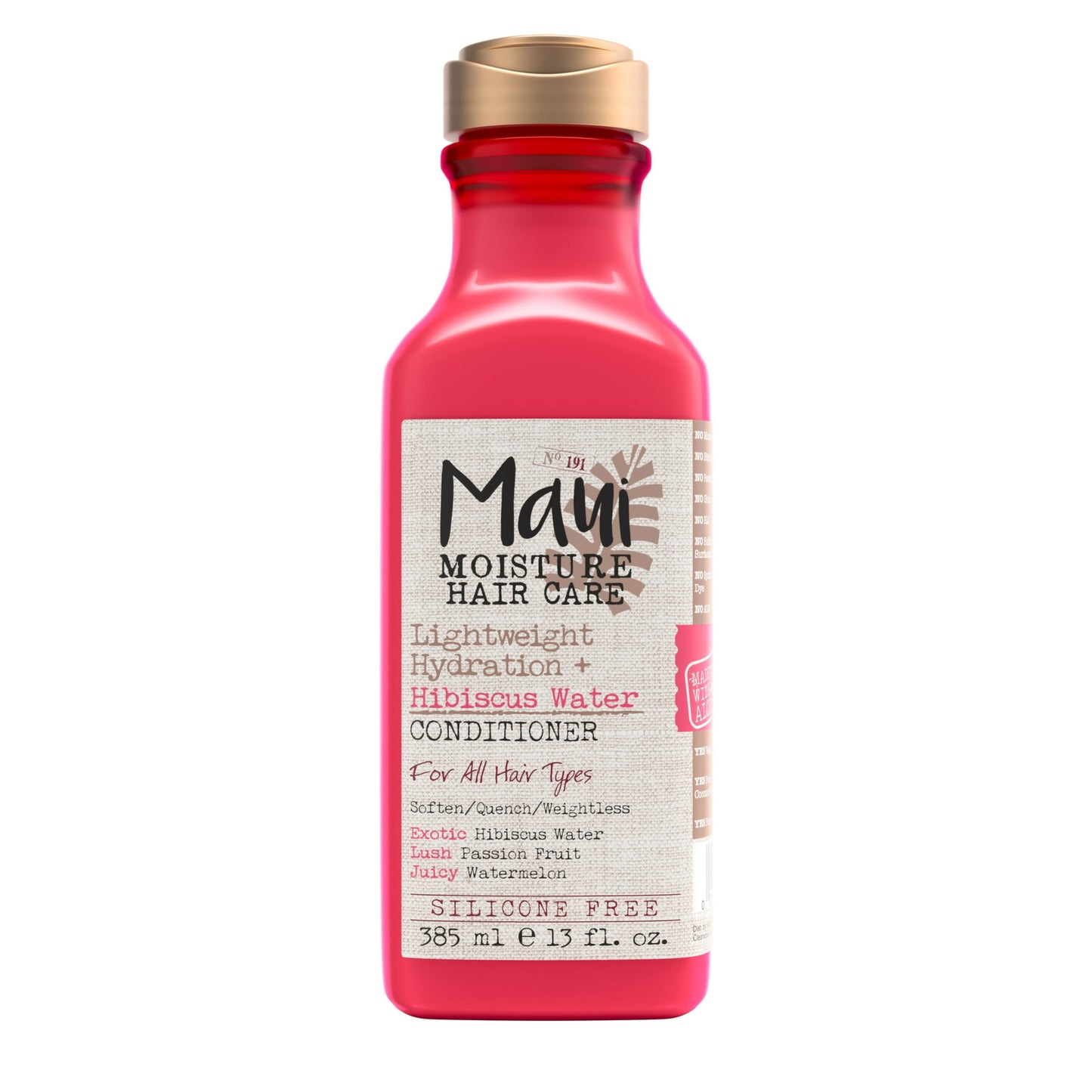 Maui Moisture Lightweight Hydration Plus Hibiscus Water Hair Conditioner, 13 Oz