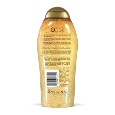 Ogx Smoothing Plus Coconut Coffee Body Scrub and Wash, 19.5 Oz