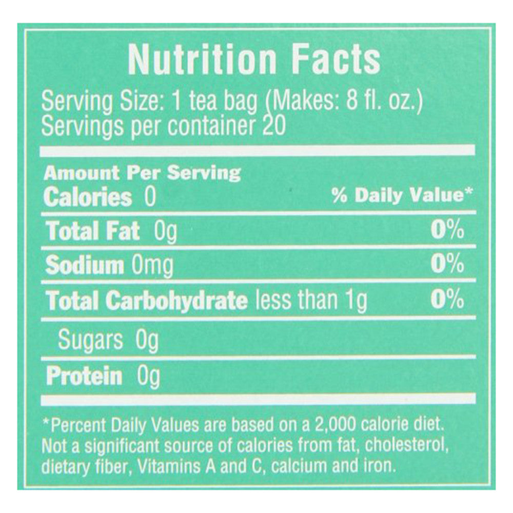 Triple Leaf Tea Jasmine Green Tea, 20 Tea Bags, 1.34 Oz