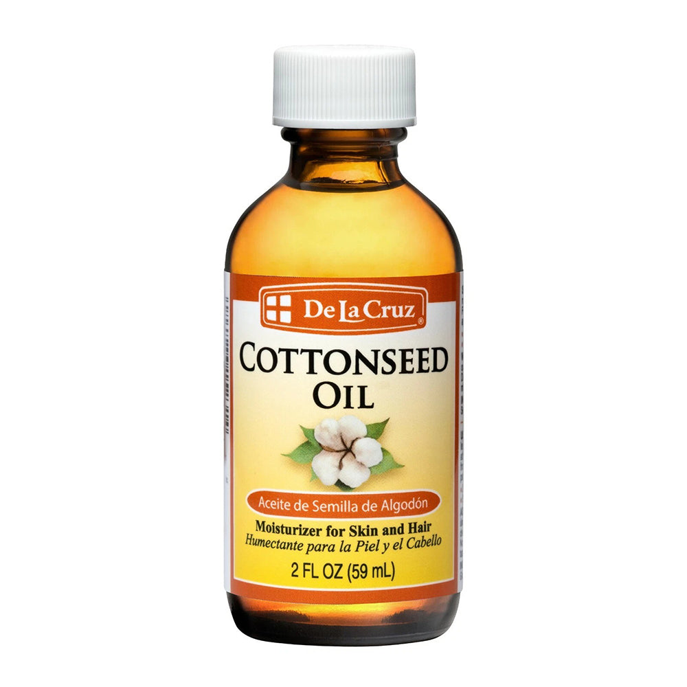 De La Cruz Cottonseed Oil Multipurpose Moisturizer for Skin and Hair 2Oz (59ml)