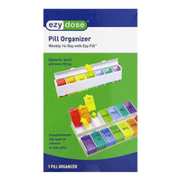 Ezy Dose Pill Organizer with Weekly 14 Day, 1 Ea