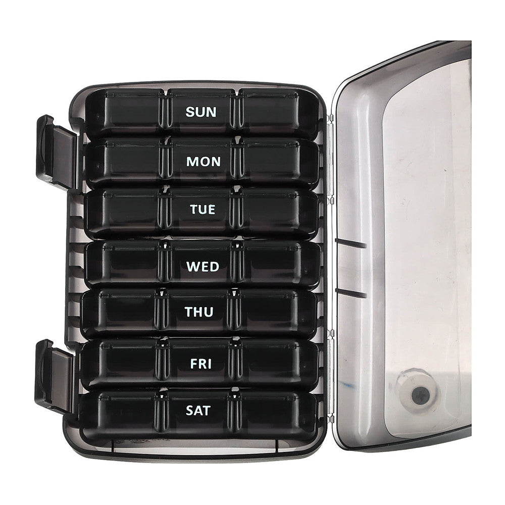 Ezy Dose Weekly 3X/Day Pill Organizer with Case, Assorted, 1 Ea