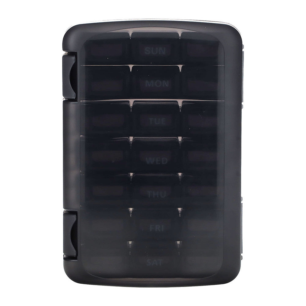 Ezy Dose Weekly 3X/Day Pill Organizer with Case, Assorted, 1 Ea