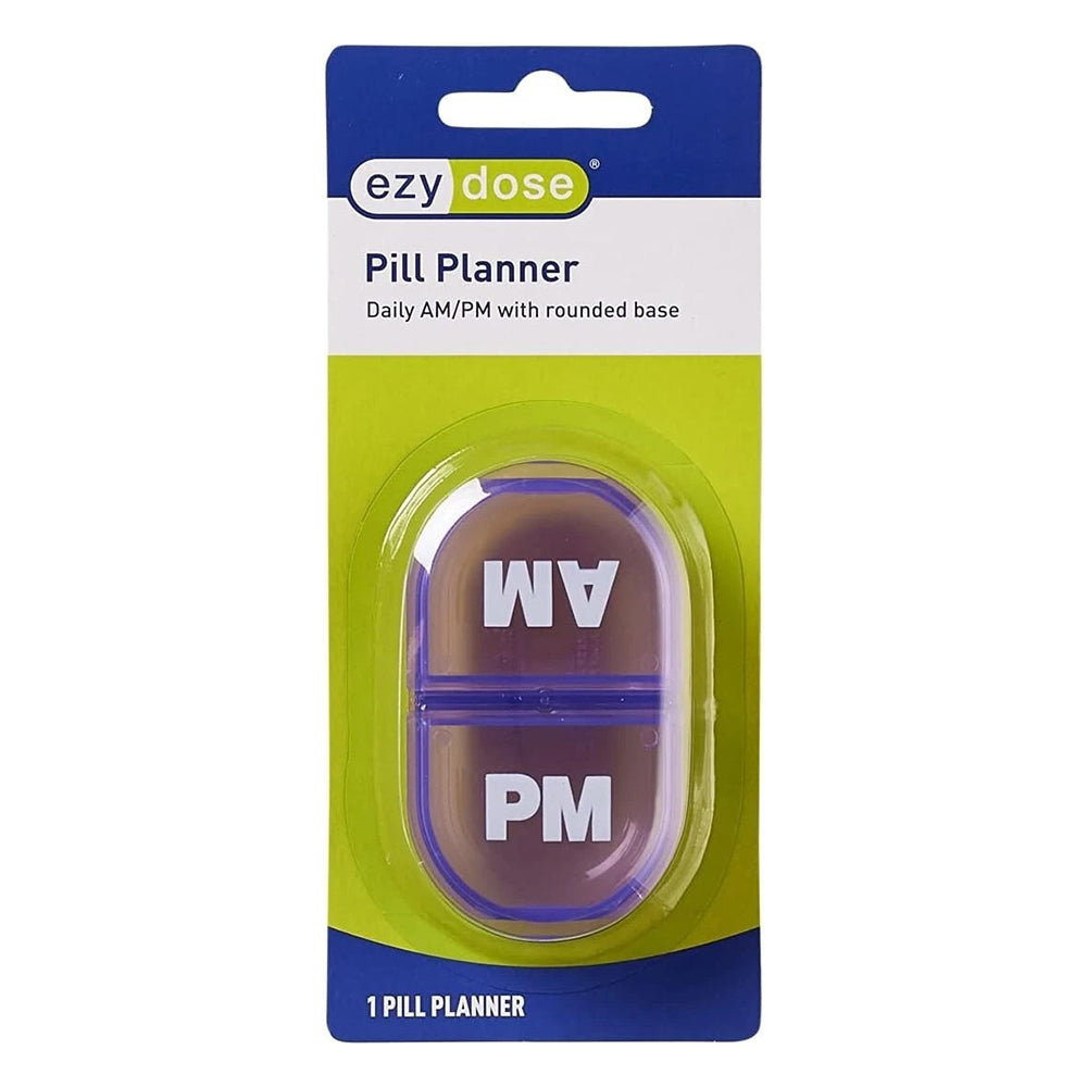 Ezy Dose Daily AM PM with Rounded Base Pill Planner 1Ea