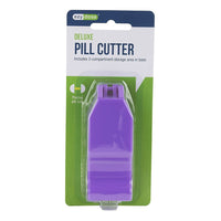 Ezy Dose Deluxe Tablet Cutter and Pill 3 Storage Compartments, 1 Ea