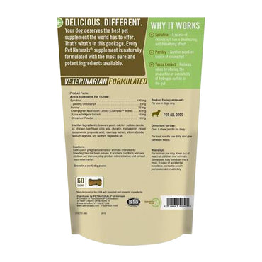 Pet Naturals Breath Bites for Dog Chews, 60 Ea