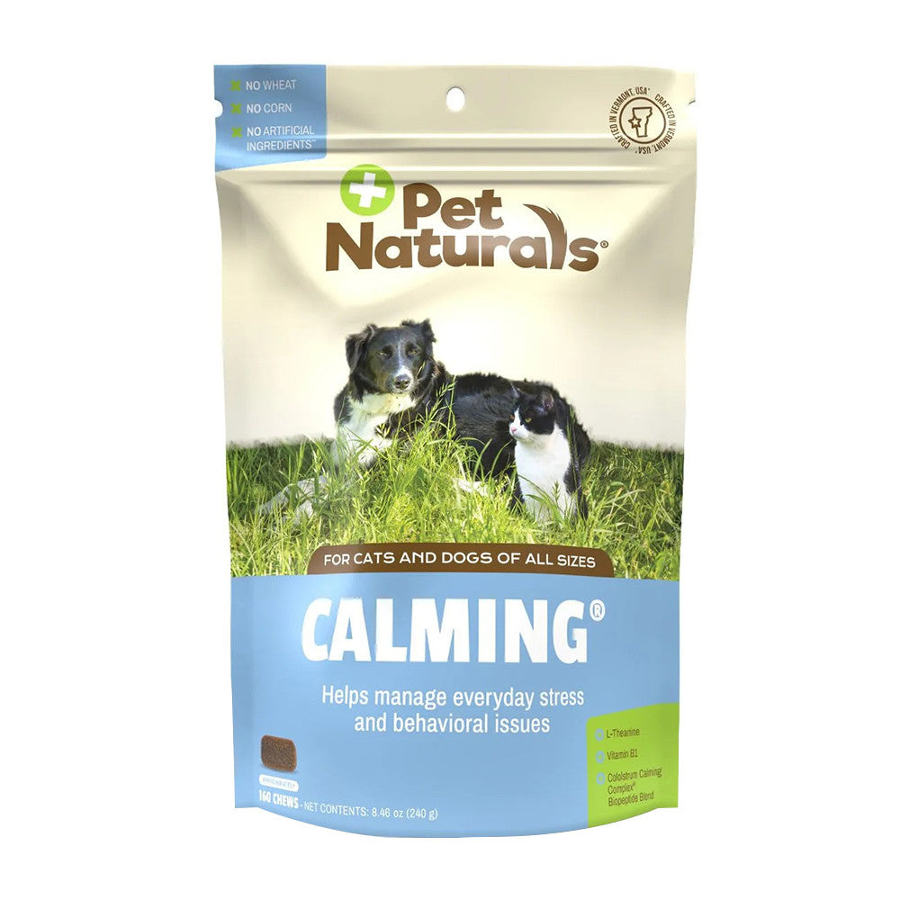 Pet Naturals Calming Behavior for Dogs and Cats, 160 Ea