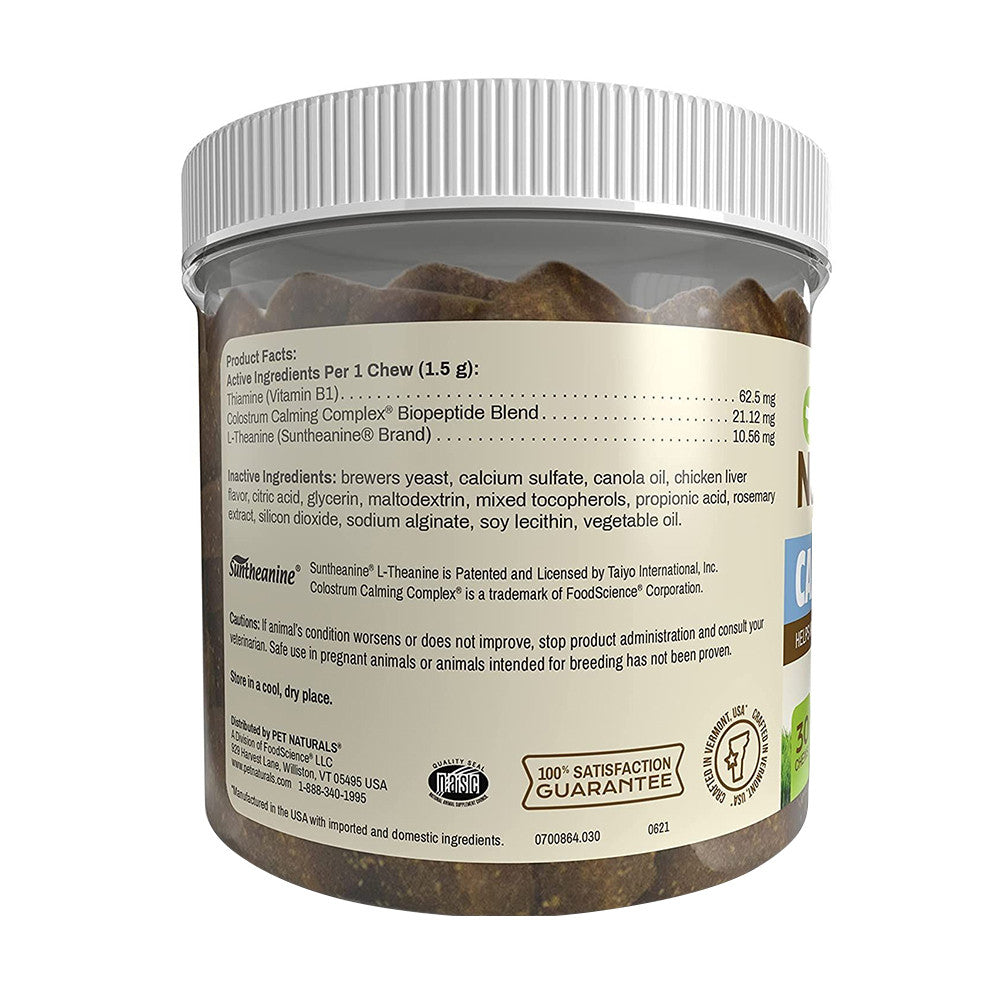 Pet Naturals Calming for Medium and Large Dog Chews, 30 Count, 3.39 Oz