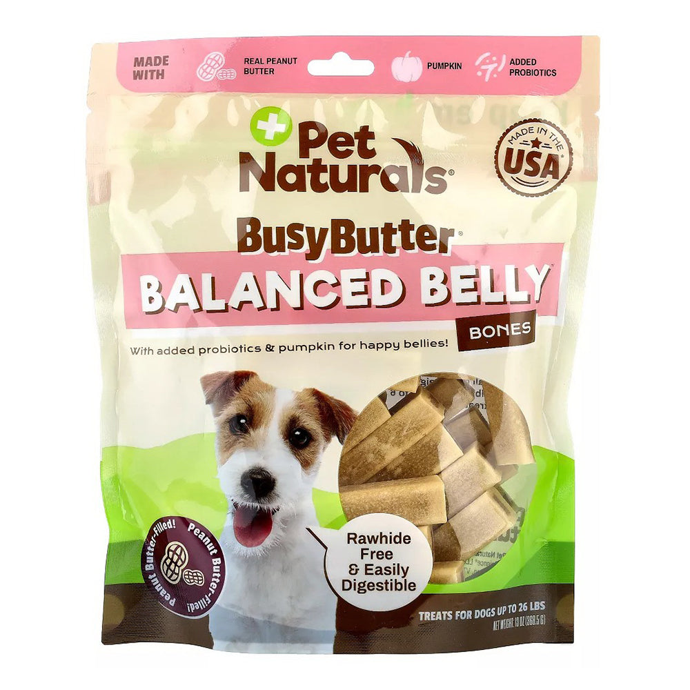 Pet Naturals BusyButter Balanced Belly Bones Small Dogs 13Oz (368.5g)