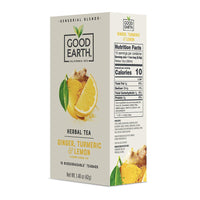Good Earth Sensorial Blends Ginger, Turmeric and Lemon Herbal Tea, 15 Ea