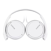 Sony MDR-ZX110 on Ear Wired Stereo Headphones, White, 1 Ea