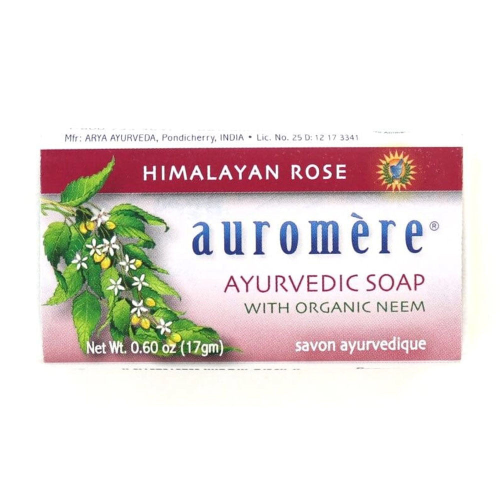 Auromere Ayurvedic Bar Soap, Himalayan Rose, 0.71 Oz