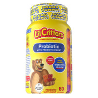 Lil Critters Kids Probiotics Supplement Gummies for Digestive Health Support, 60 Ea