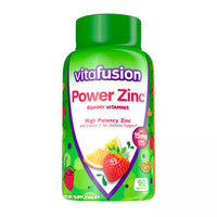 Vitafusion Power Zinc Gummy Vitamins Immune Support, Strawberry, 90 Ea