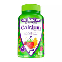 Vitafusion Calcium 500Mg Adult Vitamin Gummies, Fruit And Cream, 100 Ea