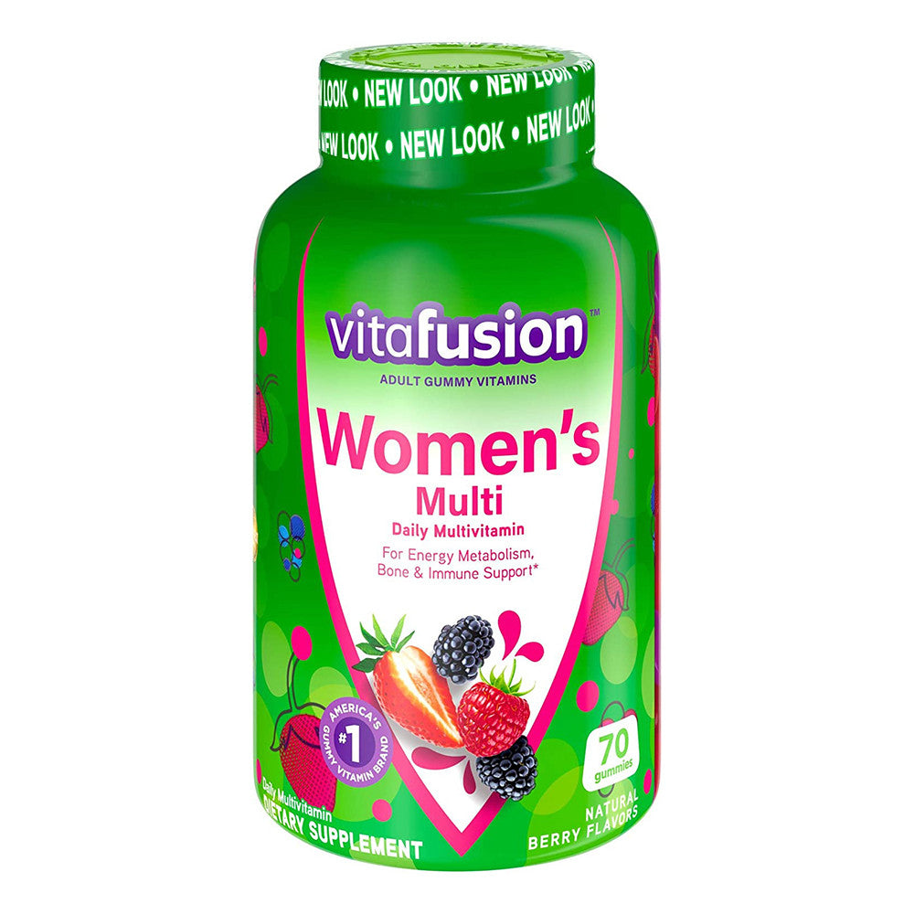 Vitafusion Womens Daily Multivitamin Gummy Vitamins, Berry Flavor, 70 Ea