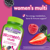 Vitafusion Womens Daily Multivitamin Gummy Vitamins, Berry Flavor, 70 Ea