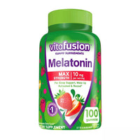 Vitafusion Max Strength Melatonin Gummies For Sleep Support, 100 Ea
