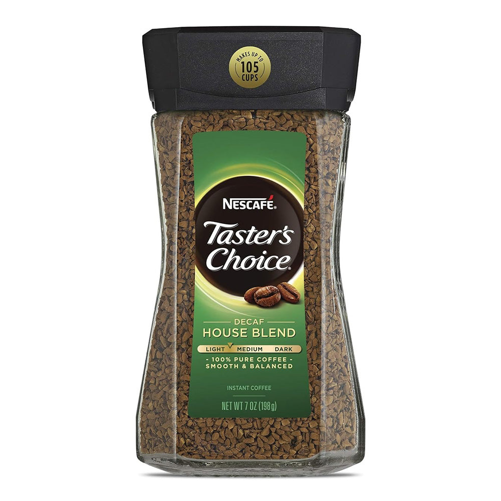 Nescafe Tasters Choice Instant Decaf Coffee Rich Roast 7Oz (198g)