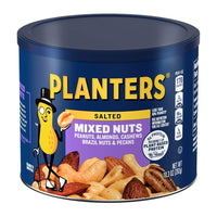 Planters Salted Mixed Nuts, Party Snacks, 10.3 Oz