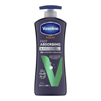 Vaseline Men Fast Absorbing 3 In 1 Body, Face and Hands Lotion, 20.3 Oz