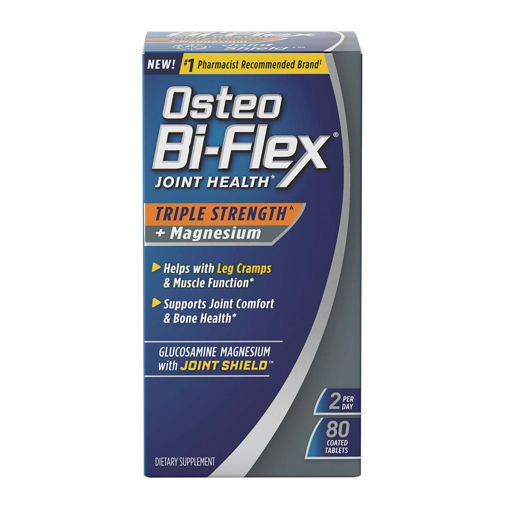 Osteo Bi-Flex Joint Health, Triple Strength and Magnesium Coated Tablets, 80 Ea