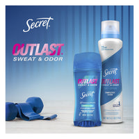 Secret Outlast Clear Gel Antiperspirant Deodorant, Shower Fresh Scent, 2.6 Oz