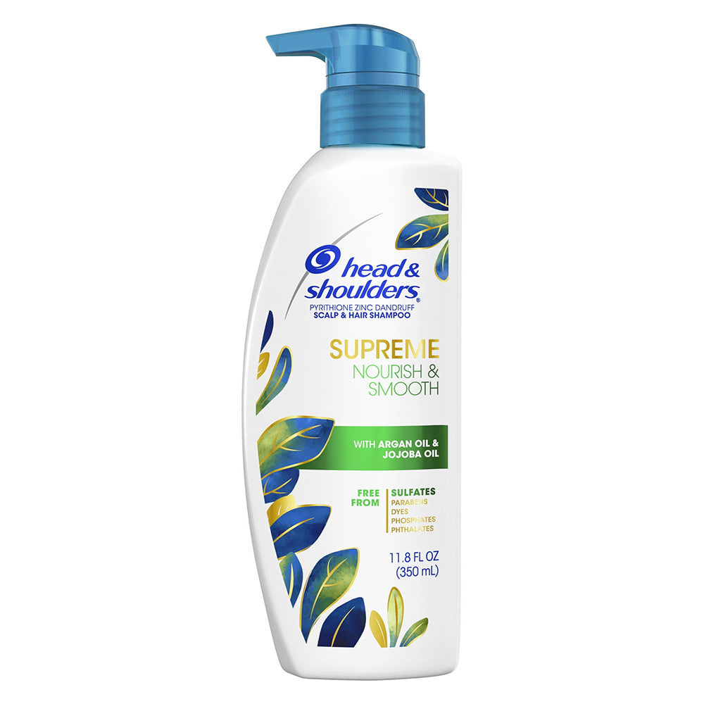 Head and Shoulder Supreme Nourish and Smooth Shampoo with Jojoba Oil, 11.8 Oz
