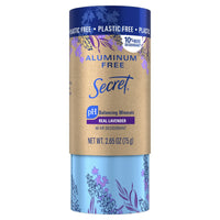 Secret Aluminum Free Deodorant for Women, Lavender, 2.65 Oz