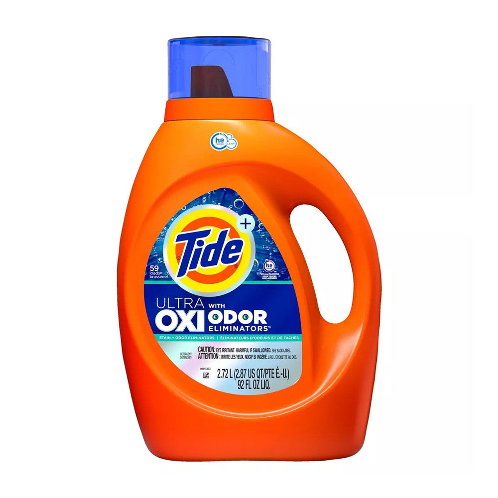 Tide Ultra Oxi with Odor Eliminator Laundry Detergent, 92 Oz