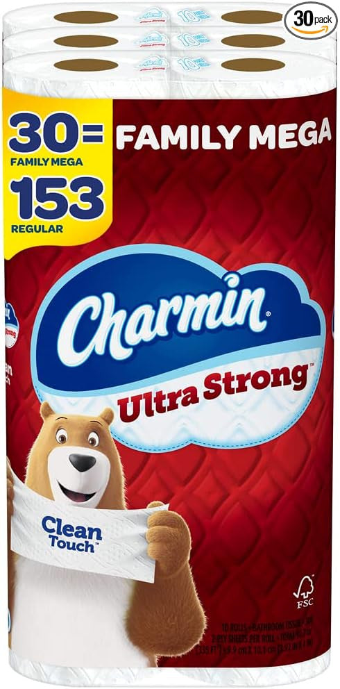 Charmin Ultra Strong Toilet Paper, 6 Ea