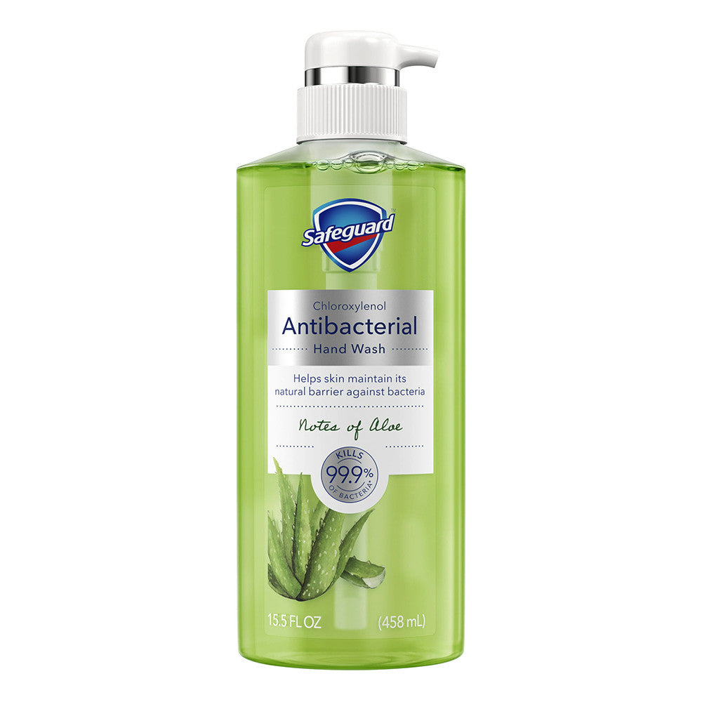 Safeguard Antibacterial Hand Wash, Notes of Aloe Flavor, 15.5 Oz
