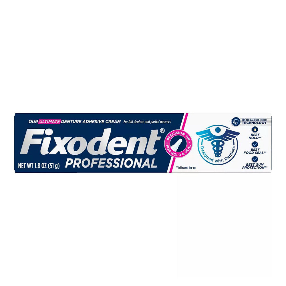 Fixodent Professional Ultimate Denture Adhesive Cream, 1.8 Oz